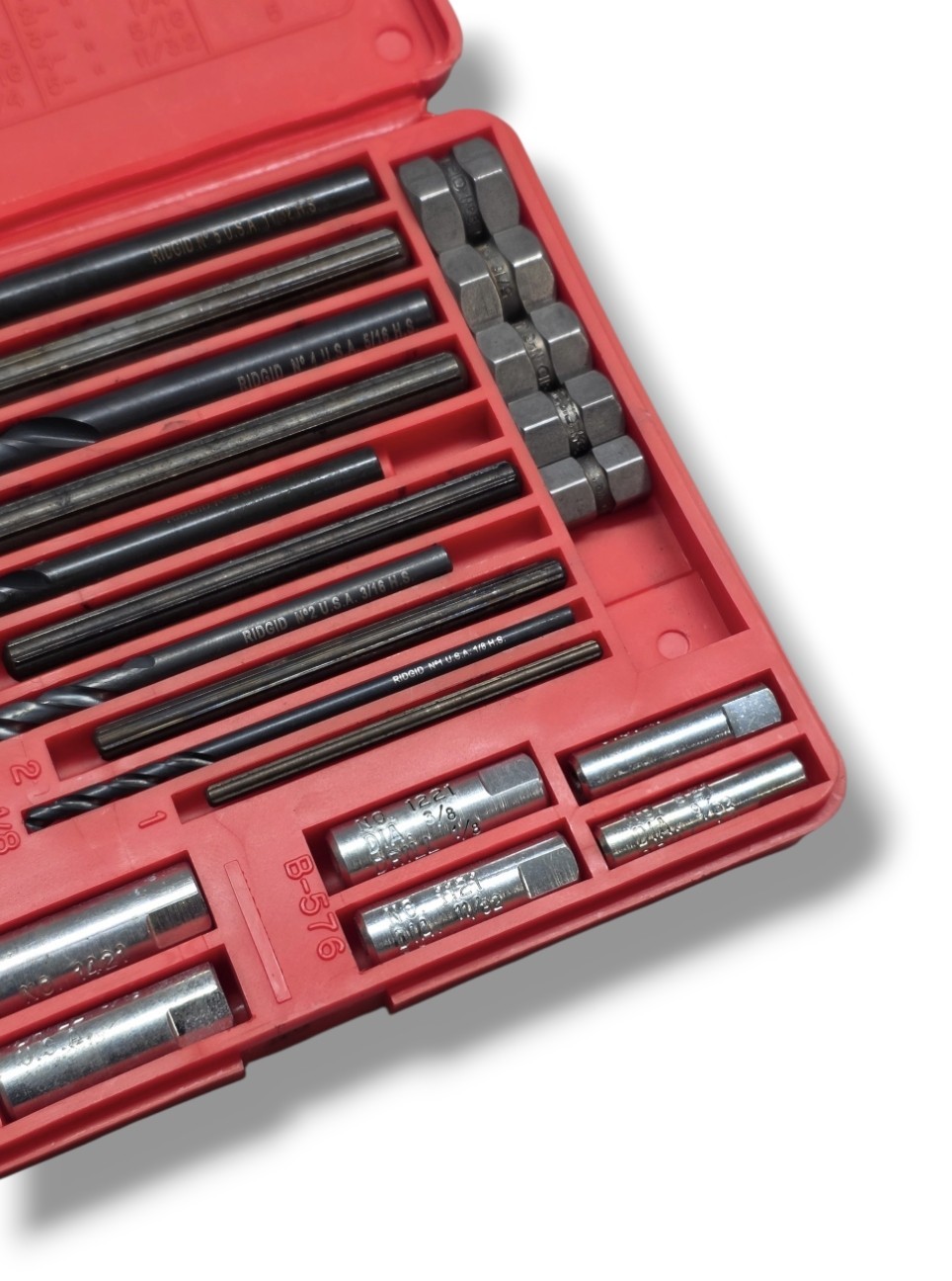 Blue Point Ridgid Tools USA 25pc Screw Extractor Set No1020