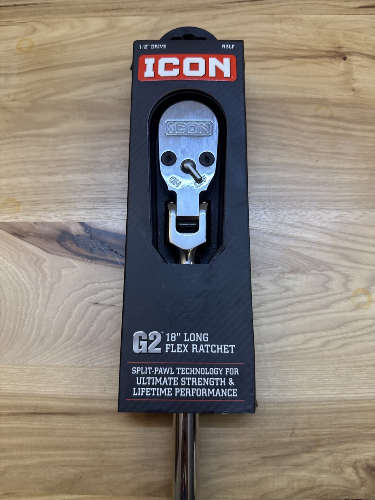 NEW ITEM ICON G2 1/2 in. Drive, 18 in. Long-Reach Flex Ratchet R3LF 70423