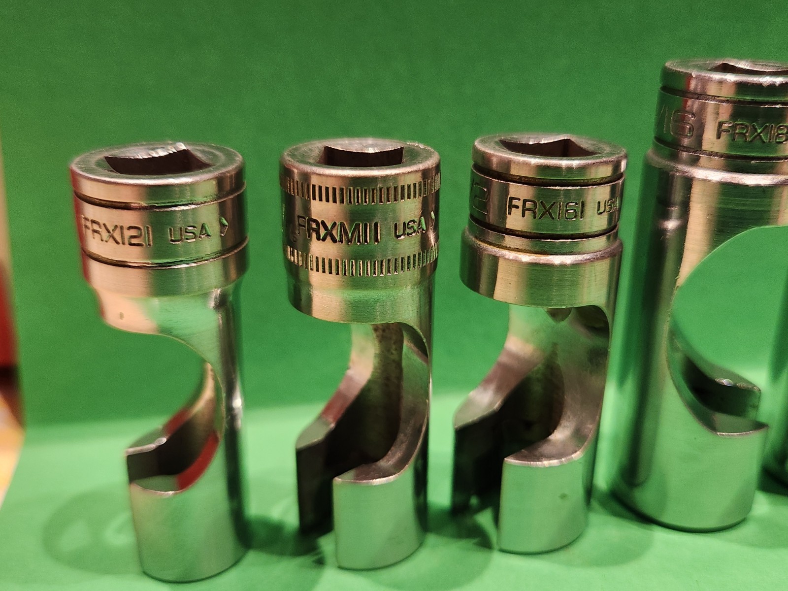 Snap On 7pc 3/8″ Dr. 6-Pt. Deep Flare Nut SAE Socket Set 3/8″-3/4″ 207FRX READ