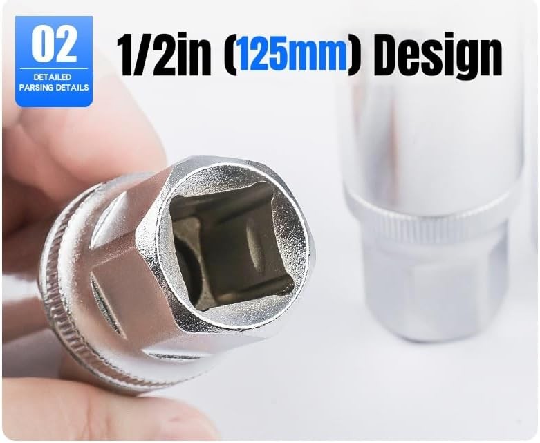 4 pc Socket Stud Screw Extractor Remover Installer 6, 8,10,12mm w/Roller Bearing