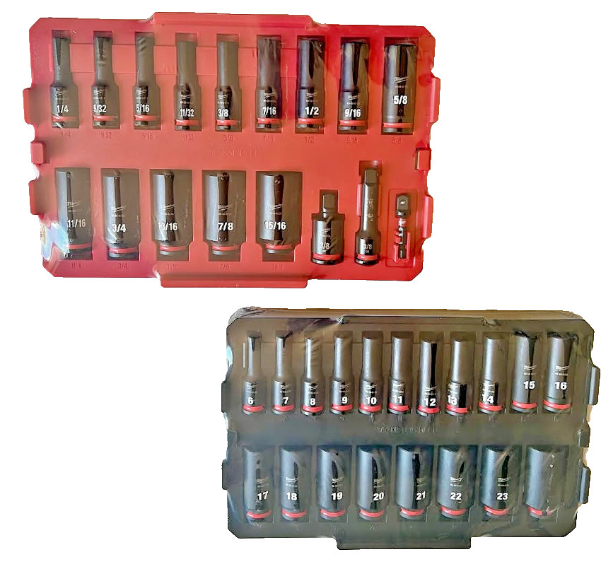 Milwaukee SHOCKWAVE Impact-Duty 3/8 in. Drive Metric and SAE socket set