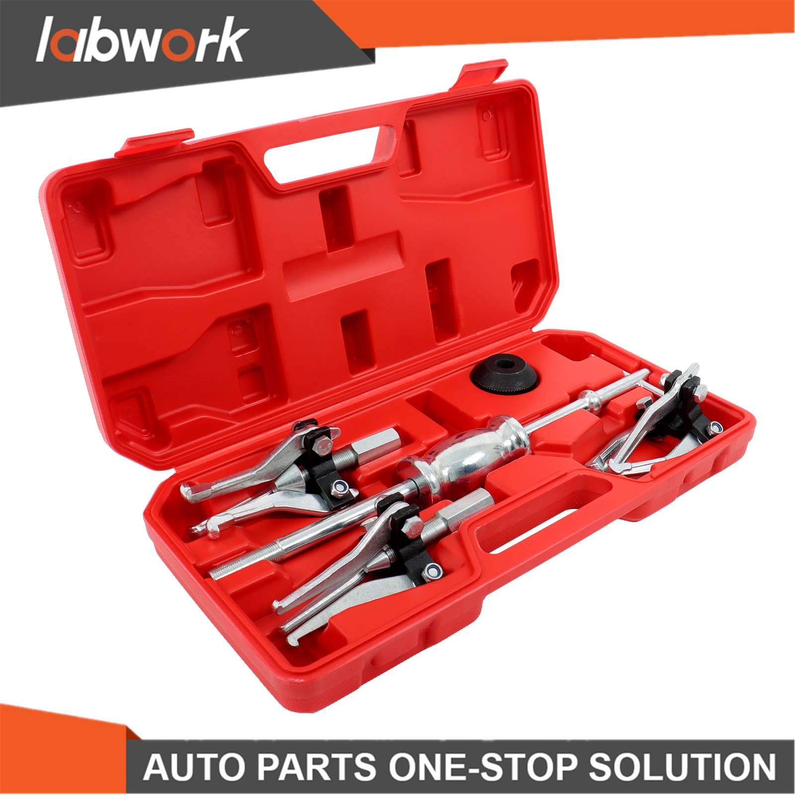 Labwork 3 Jaw Gear bearing Slide Hammer Puller Set Internal External Puller tool