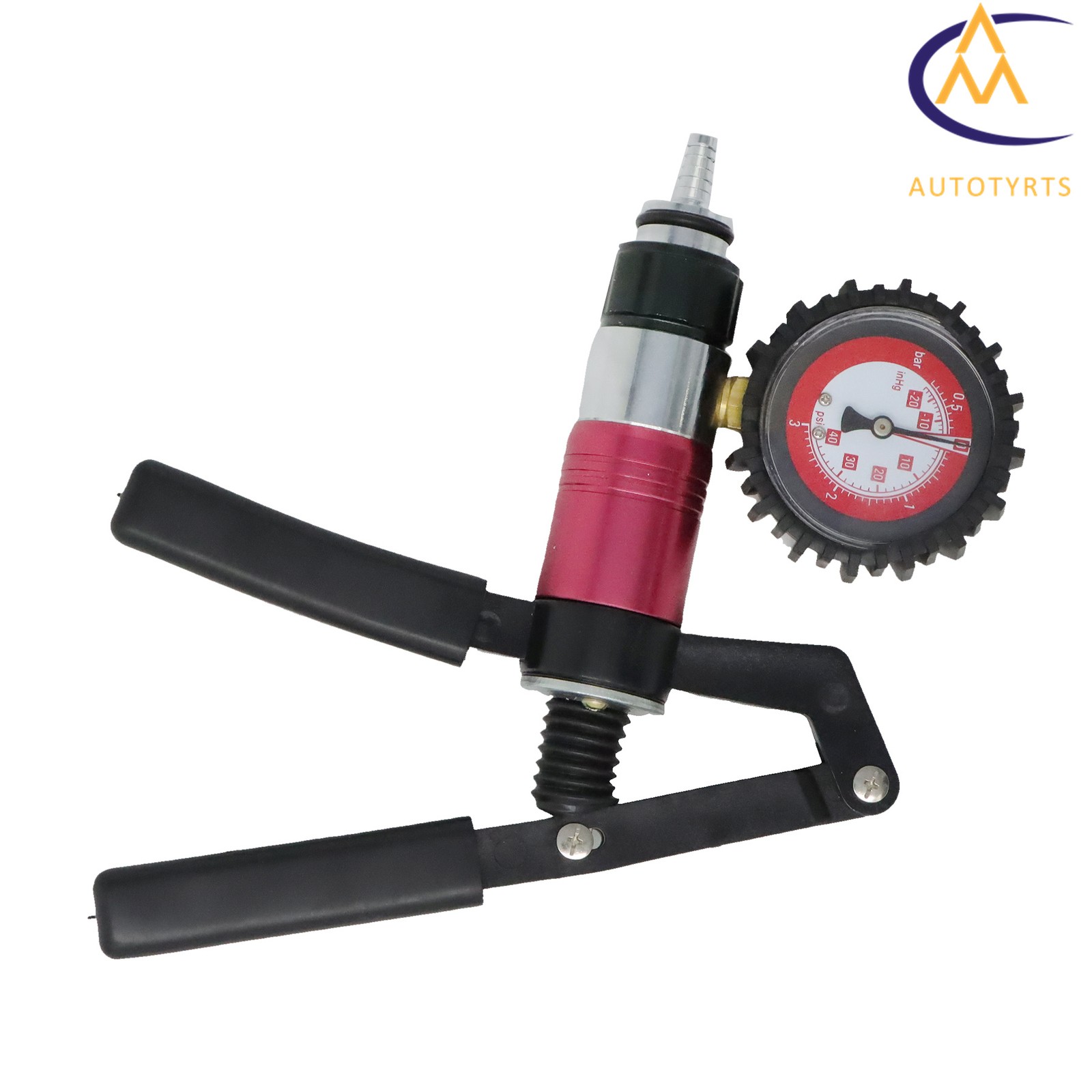 23Pcs Hand Held Vacuum Pressure Pump Tester Set Brake Fluid Bleeder Bleeding Kit
