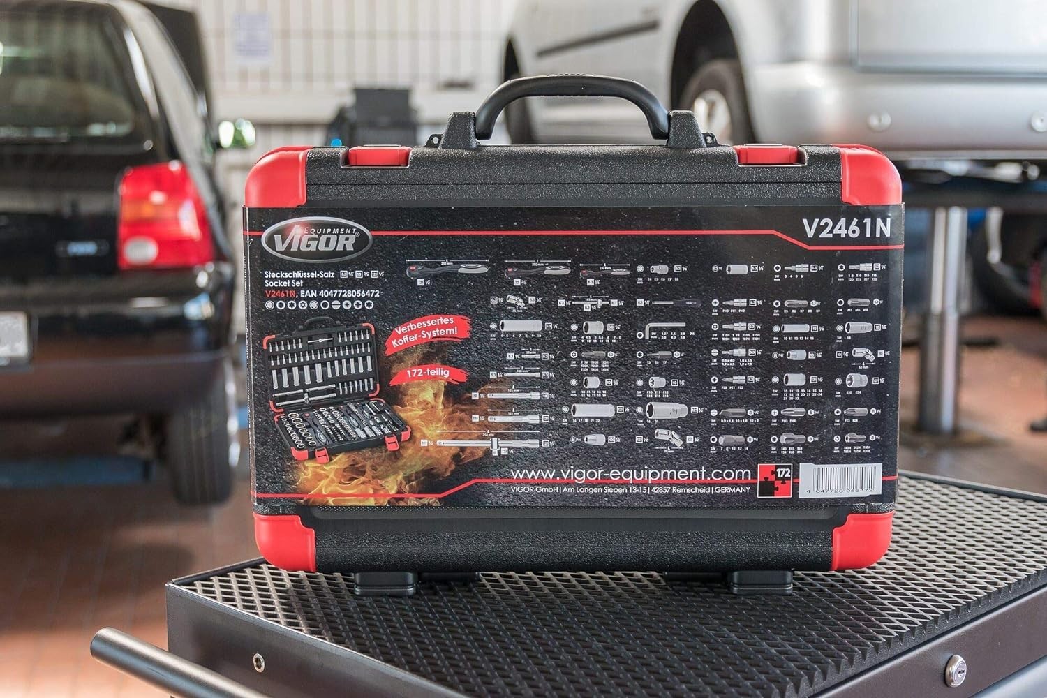 V2461N Socket Set I 172 Piece, with Reversible Ratchet and Extensions,…