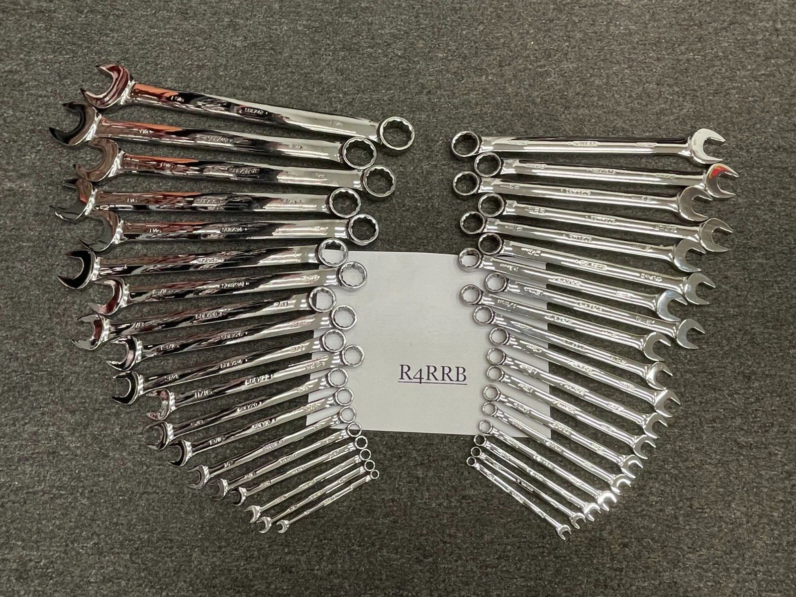 Snap-on Tools USA NEW 38pc SAE & METRIC MASTER Flank Drive Plus Combo Wrench Set