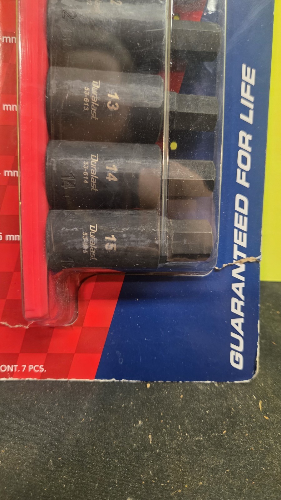 Duralast 7-Piece Impact Socket Metric Set 1/2 Inch