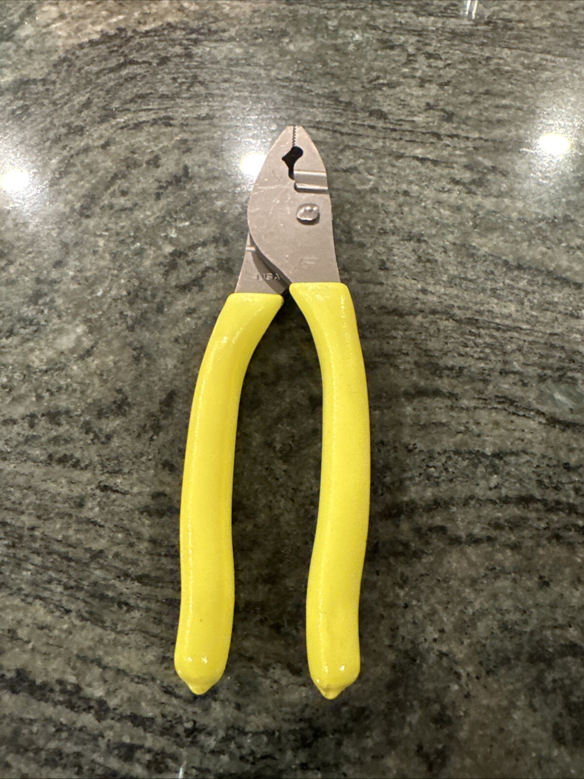 Snap On hj47acf 8” talon grip flank-jaw slip joint pliers hi viz yellow new