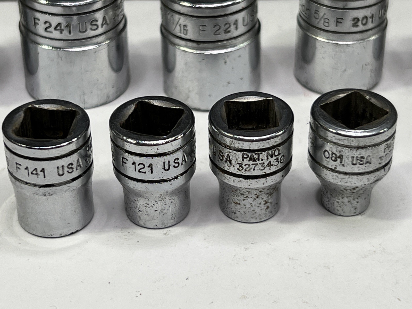 Snap-on Tools USA 3/8″ Drive 12pt 11 Piece Chrome Socket Set F Series