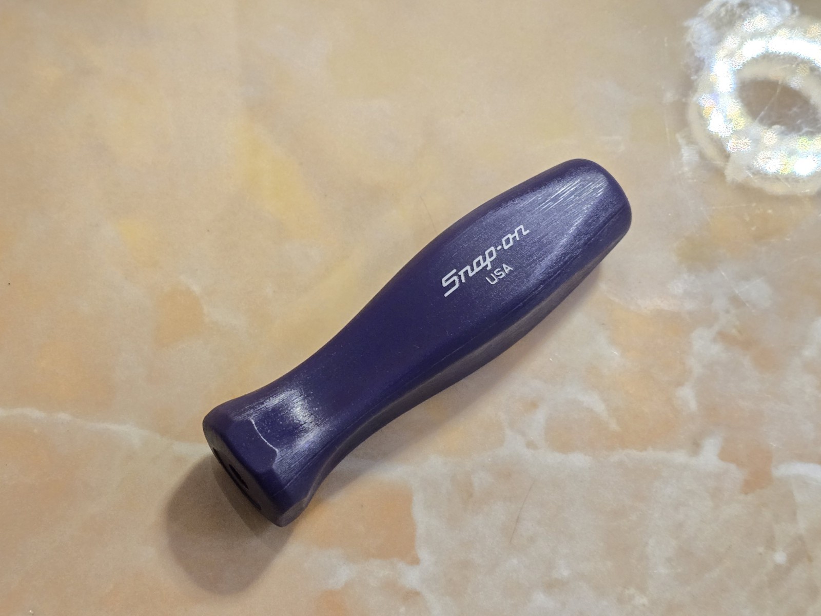Snap-on Tools USA 3/8” 1/2 Drive Dark Purple Hard Grip Ratchet Handle Read Below