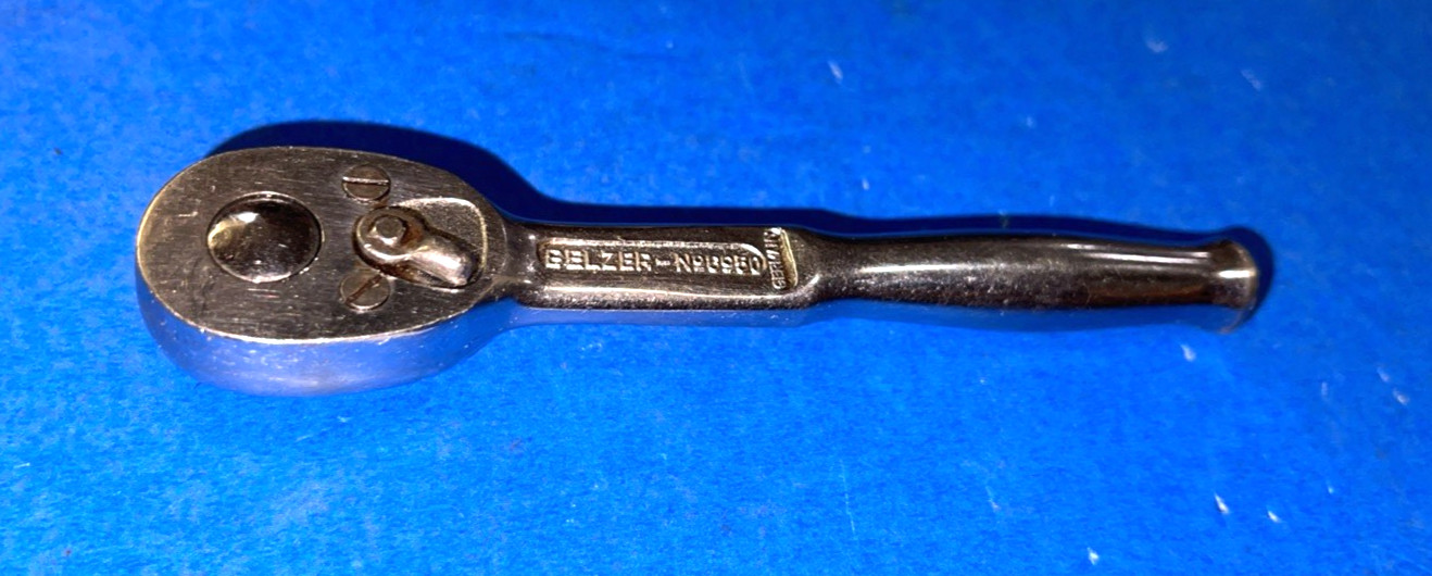 BELZER TOOLS 1/4 DRIVE RATCHET No. 6950 MADE IN GERMANY