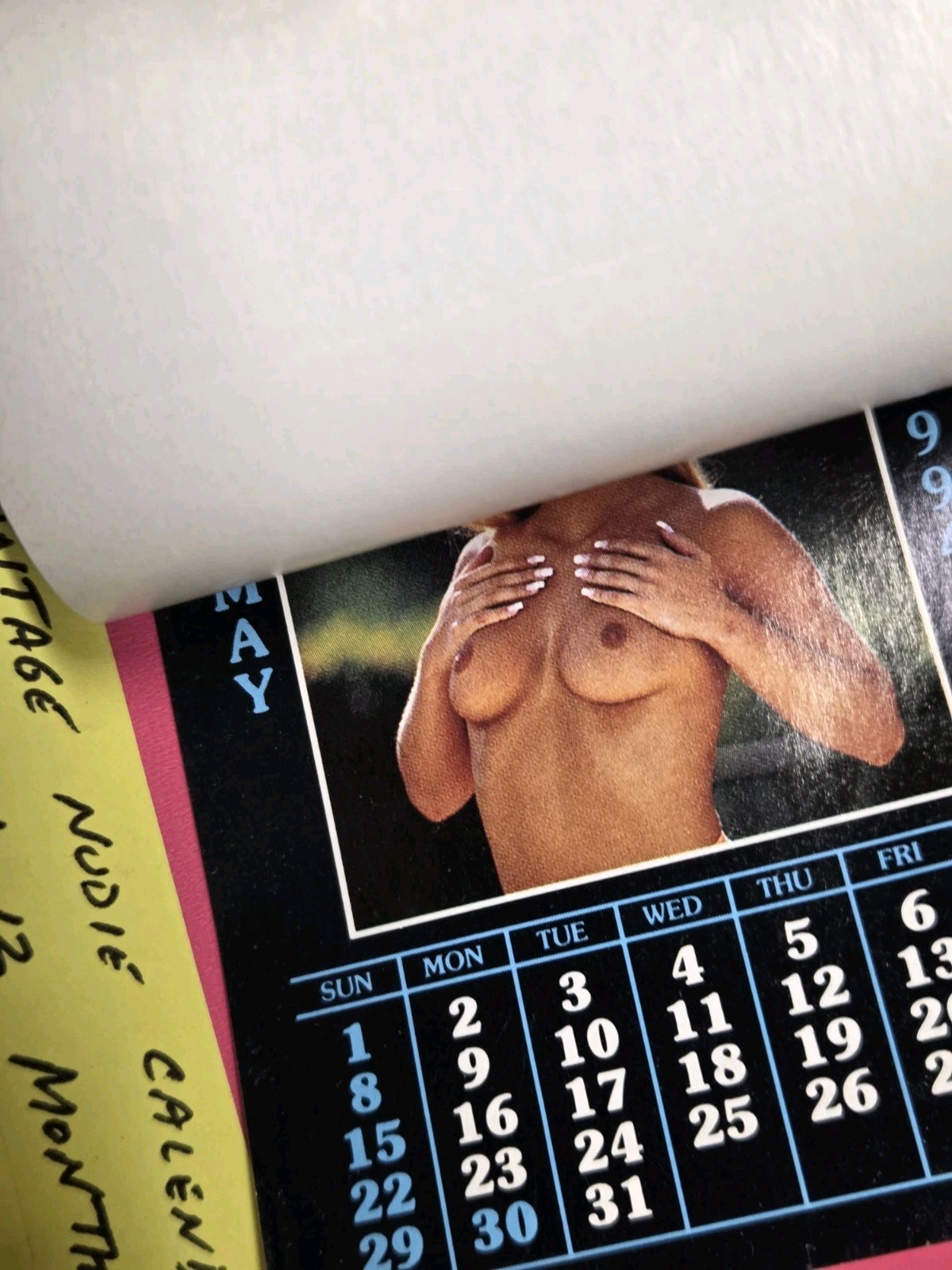 Mini TOPLESS Calendar 1994 Promo Advertising 3″ X 4″ #VNC94