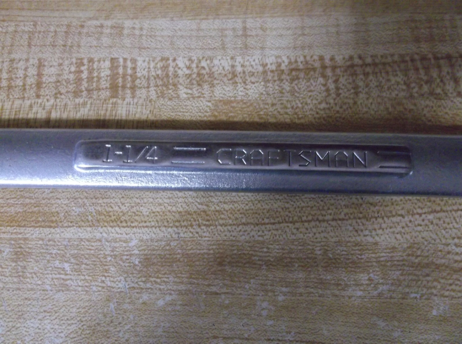 Craftsman Tools 1-1/4″ SAE Combination Wrench 12 Point -V- 44708 Forged In USA