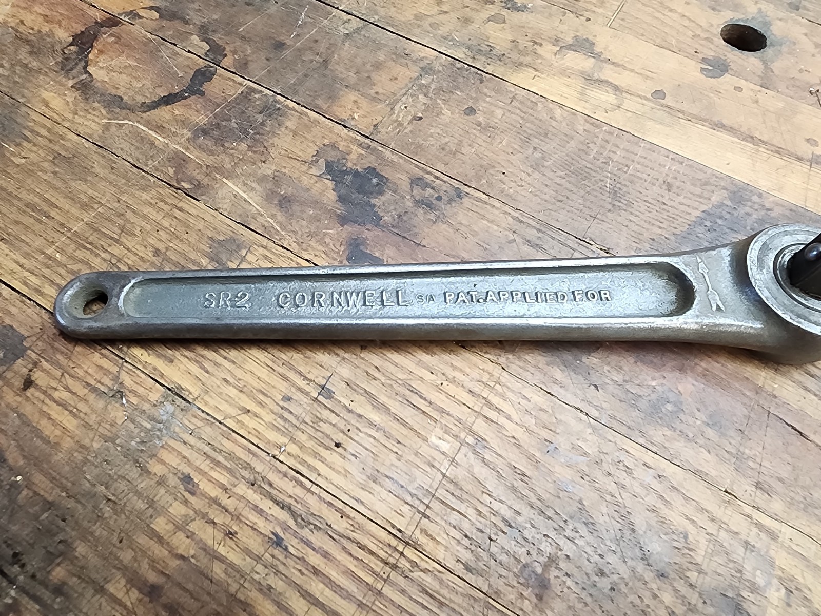 Vintage, Cornwell Tools, SR2 1/2″ Drive Gearless Ratchet, U.S.A. SR-2