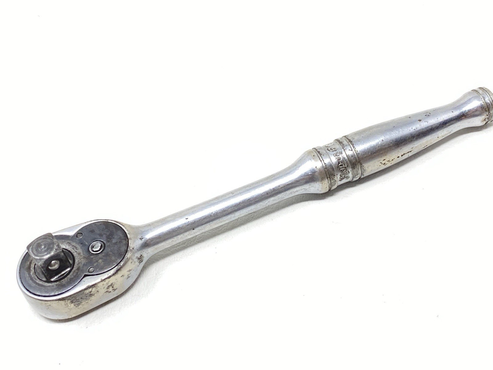 Vintage Snap-On Tools No. F720 3/8″ Drive Standard Handle Ratchet USA Made!