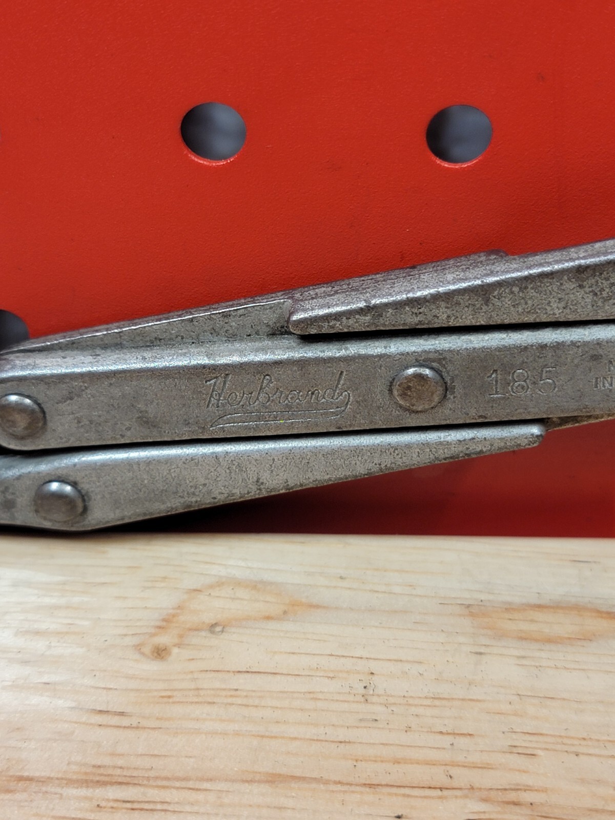 Vintage Herbrand 185 Parallel Jaw External Snap Ring Retaing Pliers USA