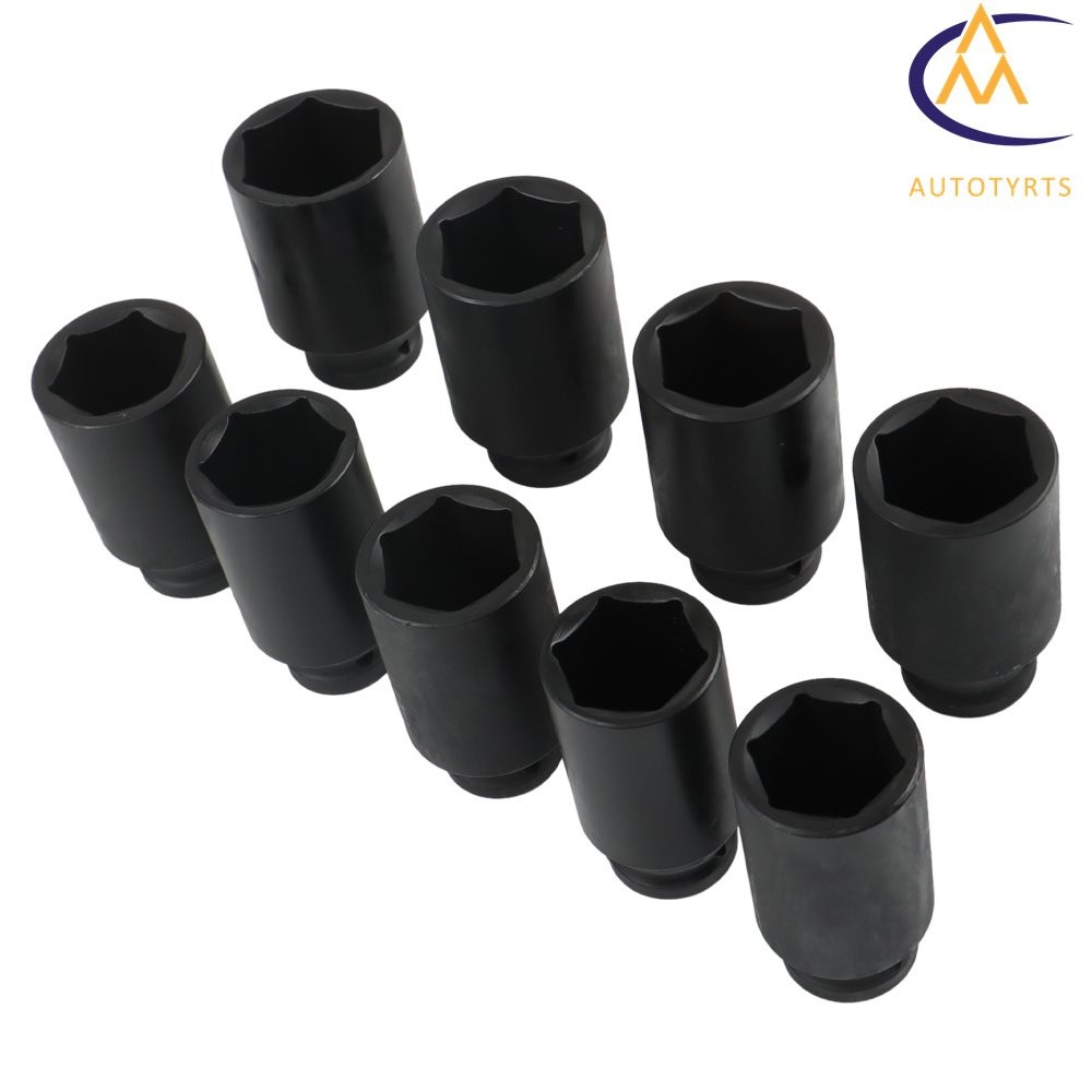 Deep Impact Socket Set 1/2″ Drive Metric Axle Hub Nut Socket 29-38mm 9Pcs