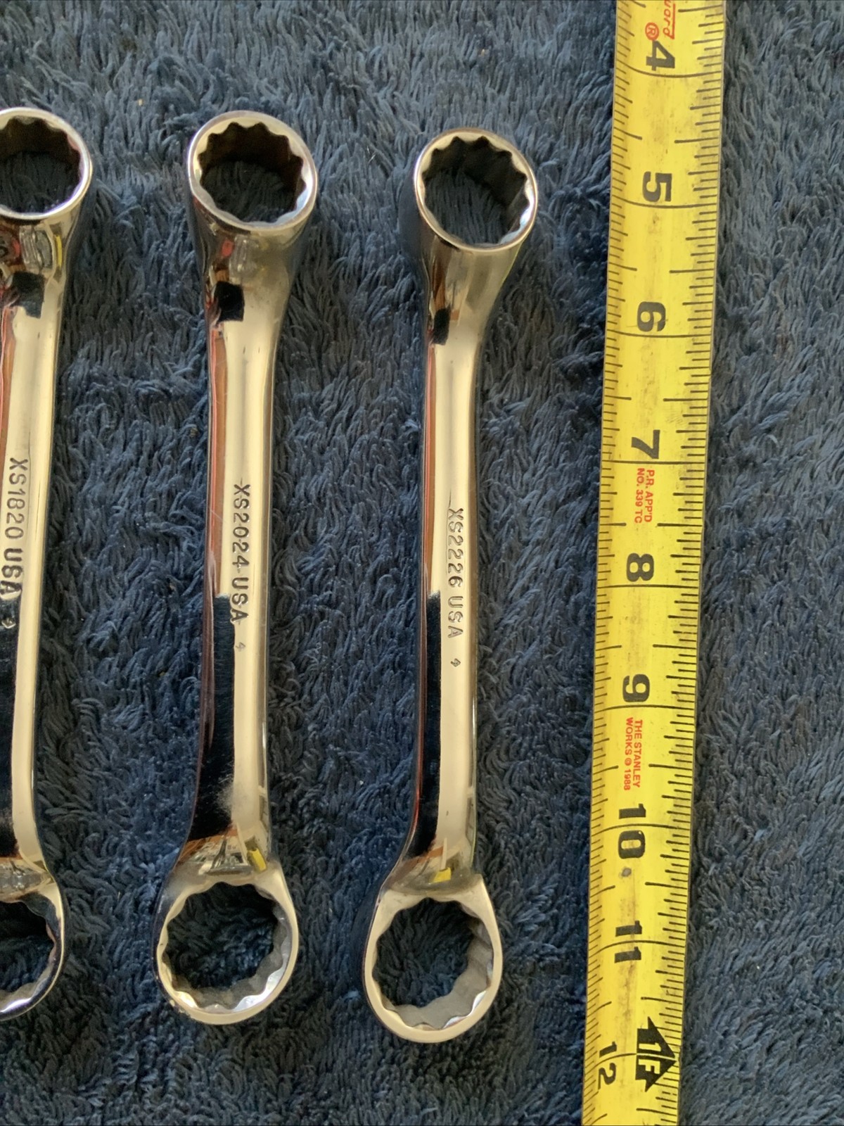 Snap On 5pc 10 Degree Offset Box End Wrench Set…Sae….pics For Sizes……aaa