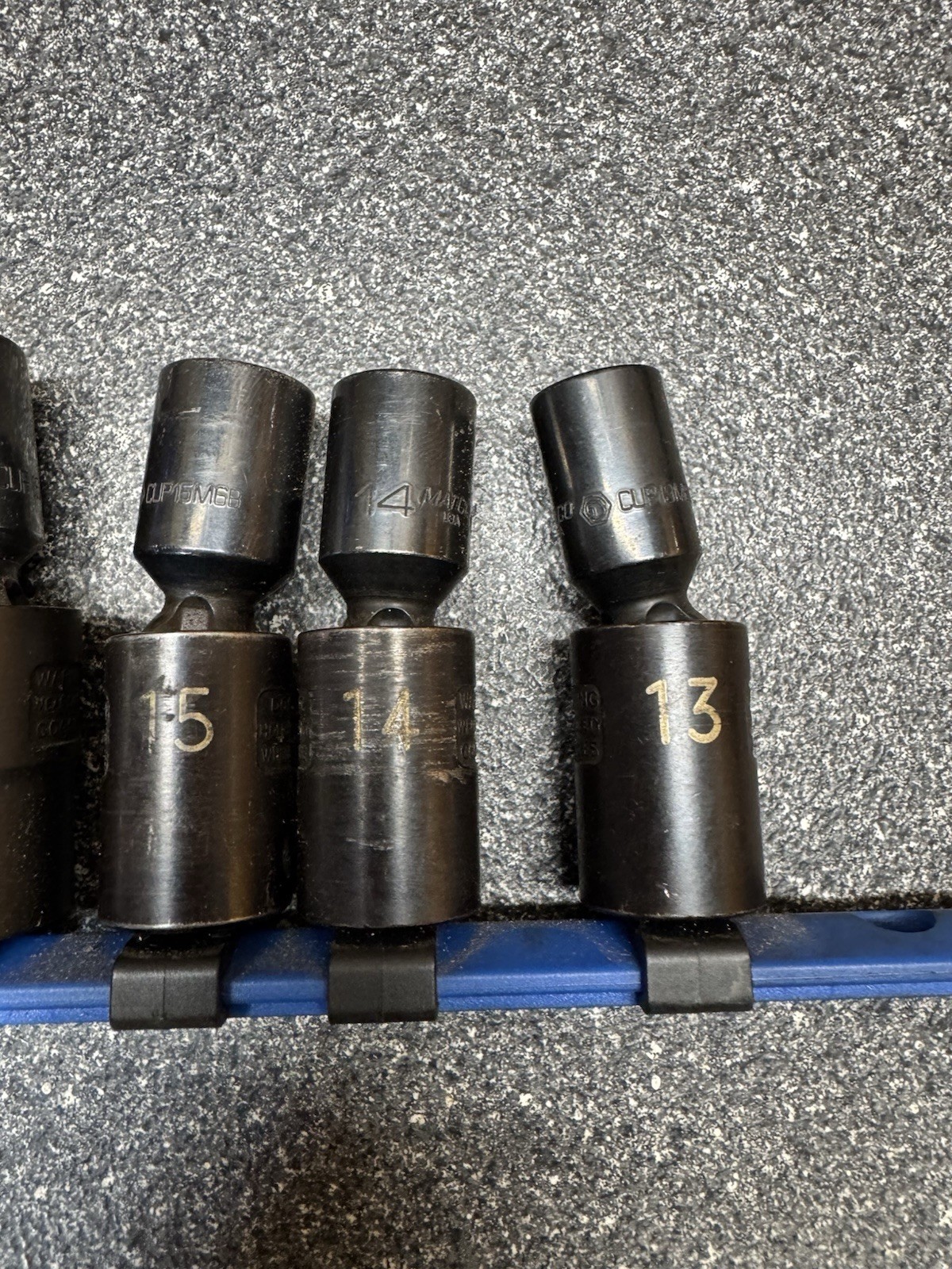 Cornwell BLUEPOWER 10pc Metric 1/2″ Drive Swivel Impact Socket Set (13-24mm) USA
