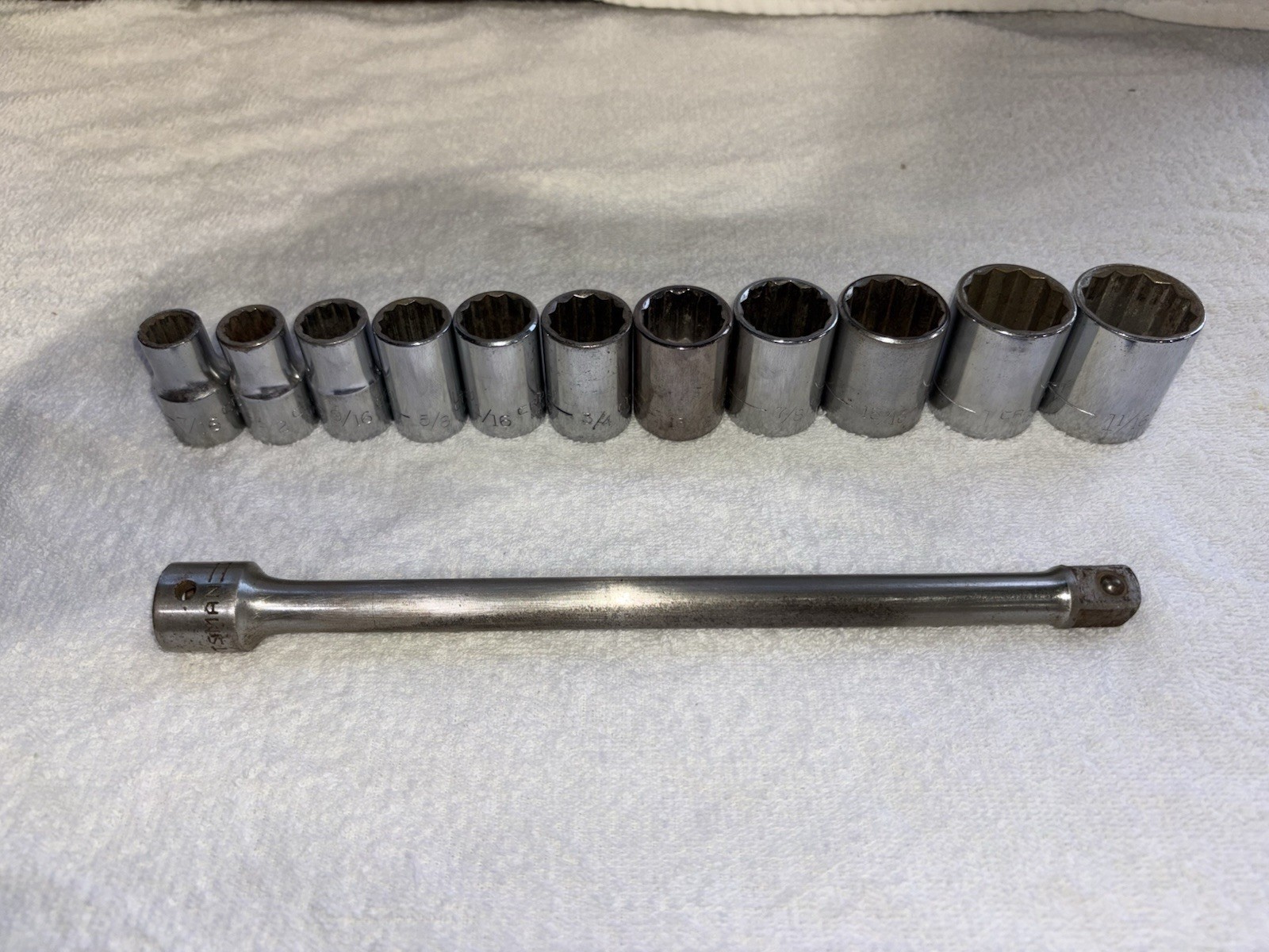 Craftsman 1/2″ Drive Socket Set With Extension