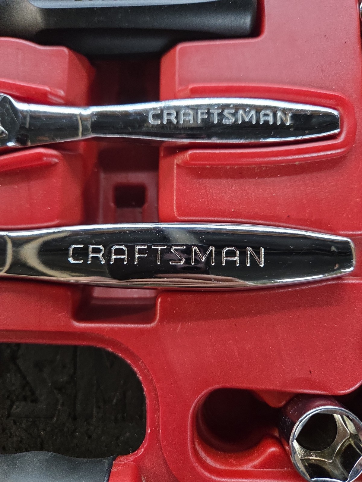Sears CRAFTSMAN 51 Piece Max Axess Pass Thru Tool Set 29309 Missing 19mm, 1/2