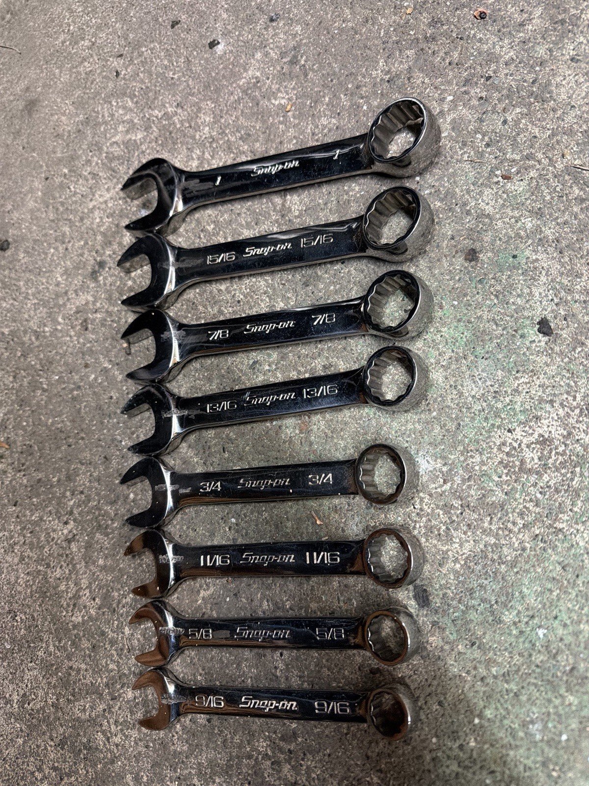 Snap On Set De 8pc OEX B 9/16-5/8-11/16-3/4-13/16-7/8-15/16-1”