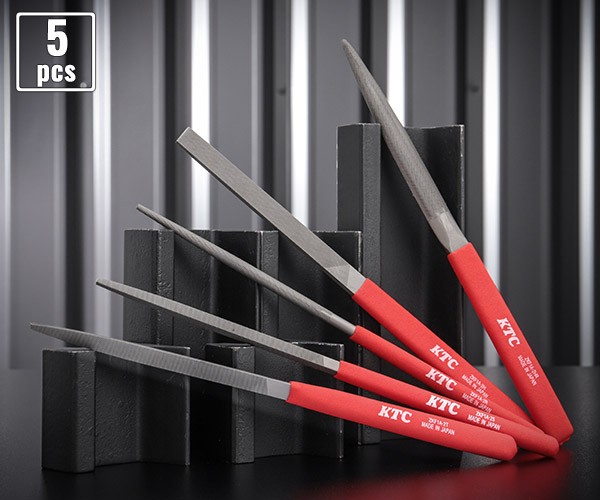 KTC TZKF1A05 File Set (5pcs) Metalworking Tools by Kyoto Tool Co.