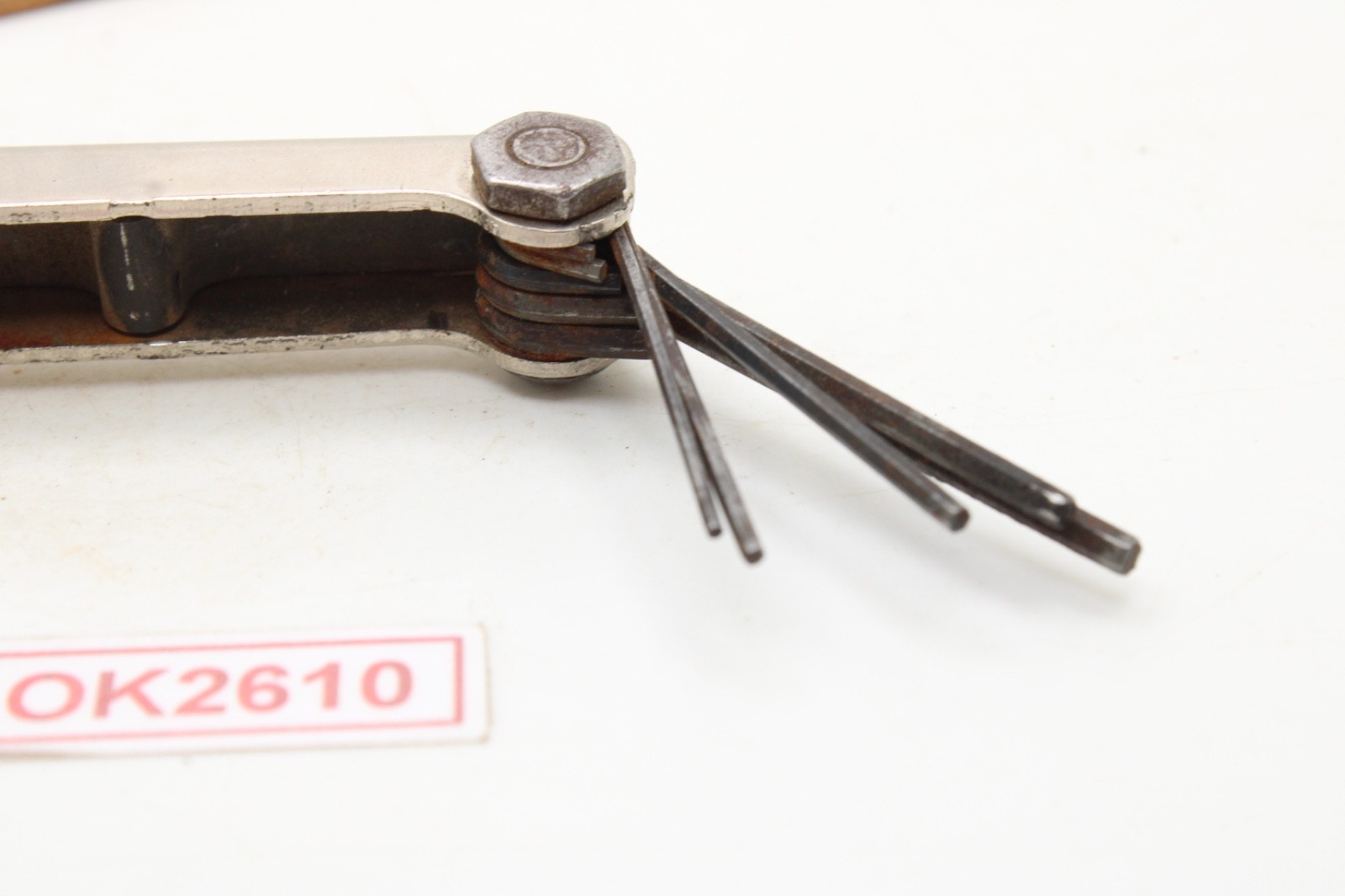 EKLIND No. 81 FOLD-UNI-KEY SAE Allen Wrench Tool Set of 8 .050″ to 5/32″ USA