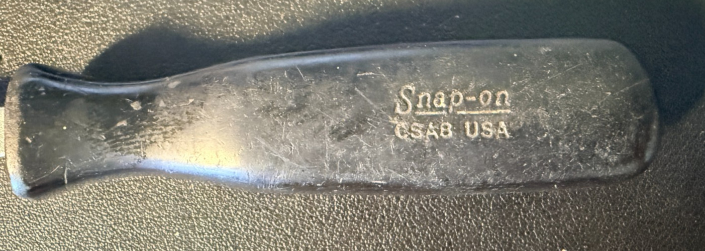 SNAP ON -CSA8 -Black Handle Scraper – Gasket Scraper 6.25″ Long – 7/8″ Wide Edge