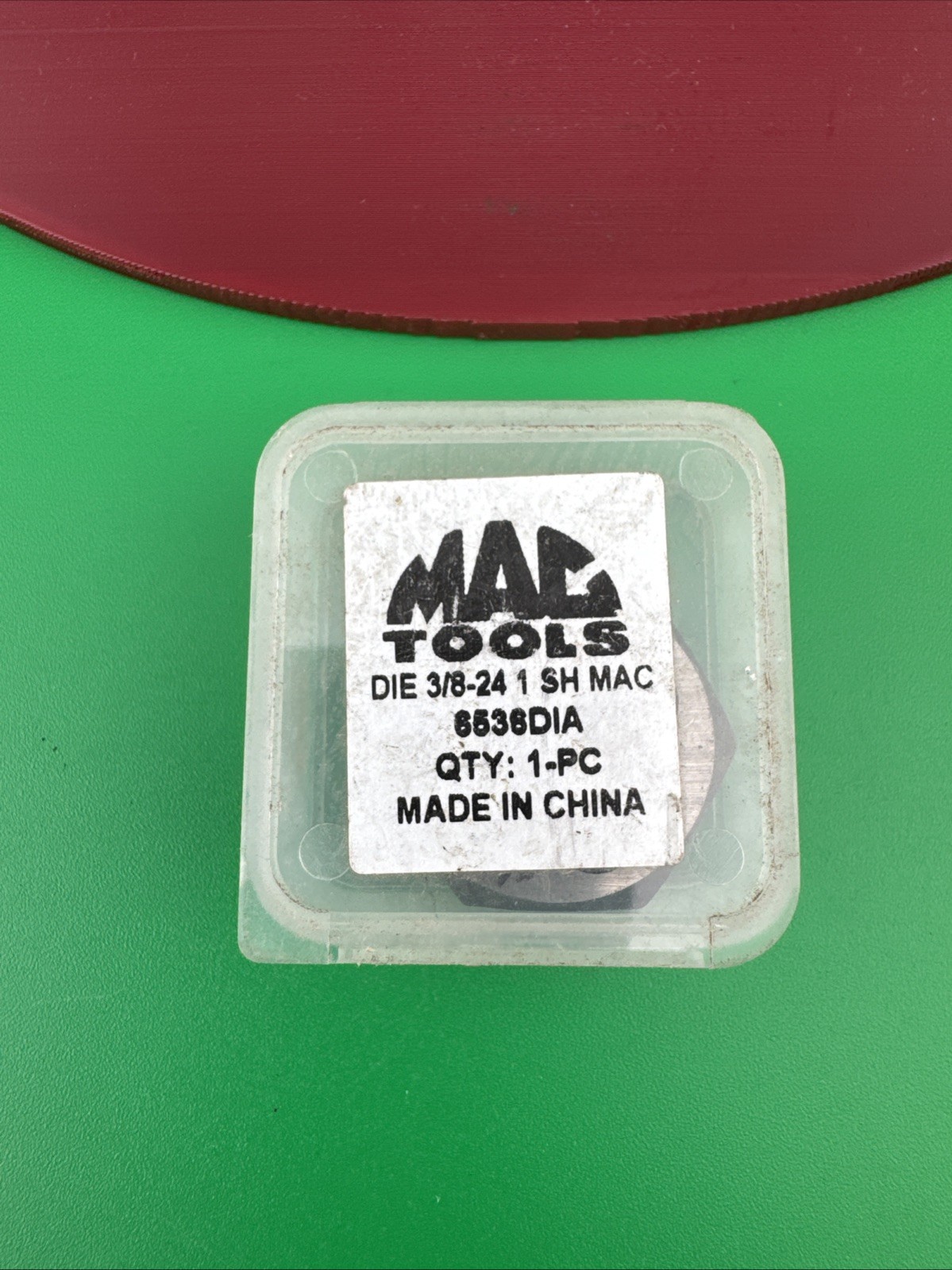 Mac Tools 6536DIA SAE Hexagonal Die 3/8″-24 NF – 1″ Shank