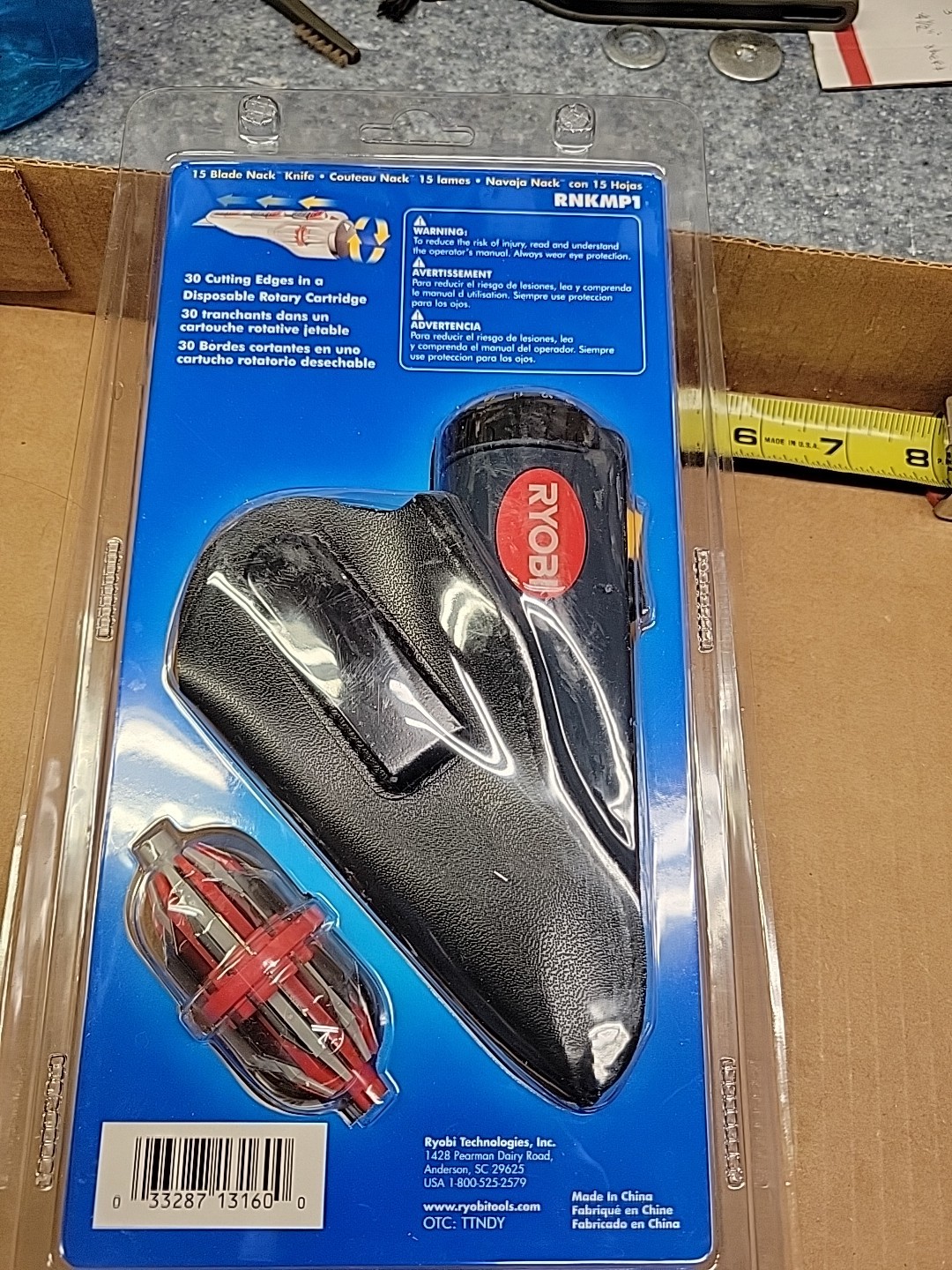 Ryobi 15 Blade Nack Knife industrial Knife System