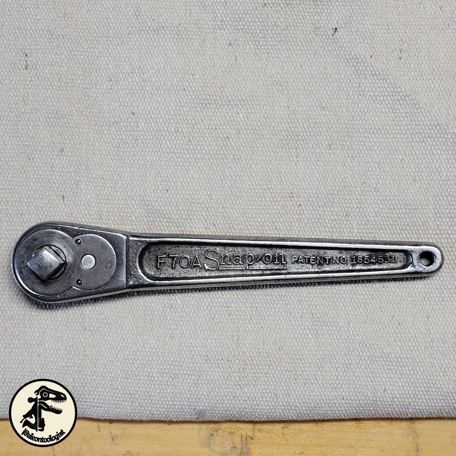 Snap On F70A 3/8” Ratchet With Needle Shift Lever – 1935 Vintage – VERY GOOD