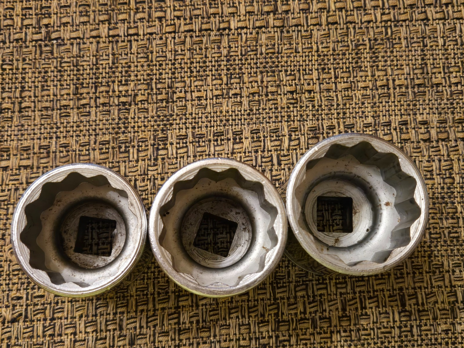 Lot x3 Snap-On 12PT SAE Socket SW421 401 381 1″ 3/16 1″ 1/4 1″ 5/16