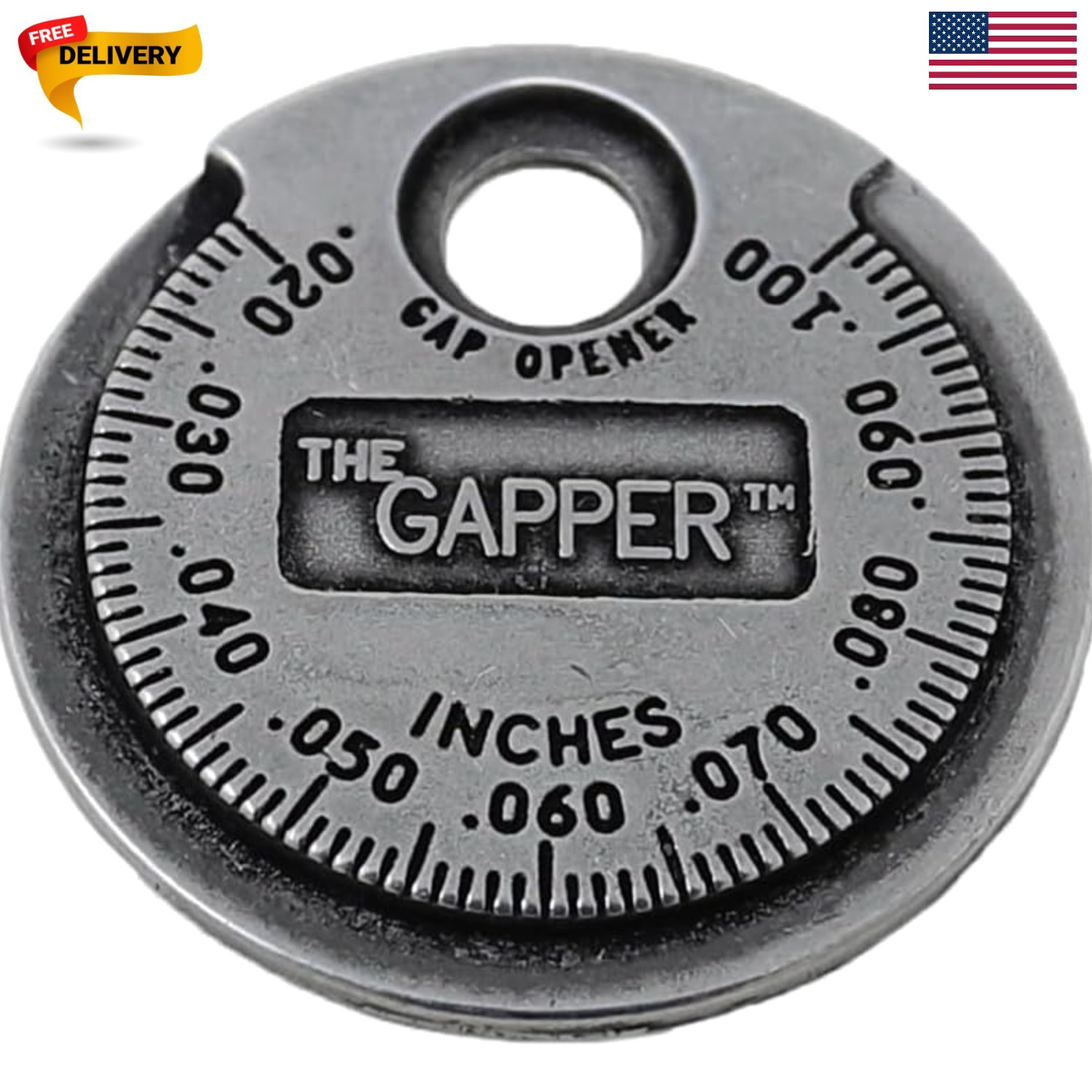 3235 Spark Plug Gapper: Coin-Style Spark Plug Gap Tool, 0.020″–0.100″ Measure…