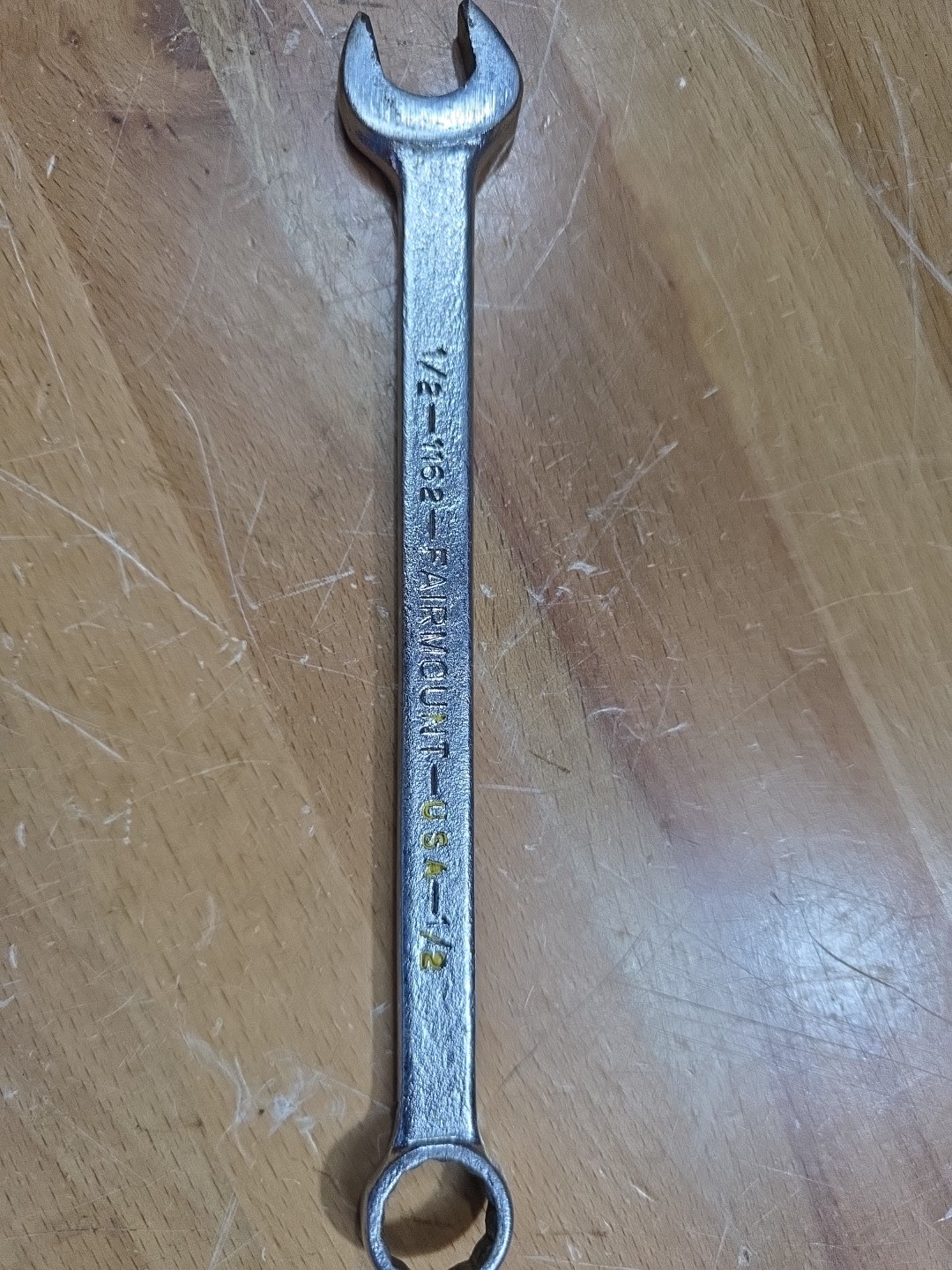 Fairmount Tools USA 1162 SAE 1/2″ Full Combination Wrench, 12 Point
