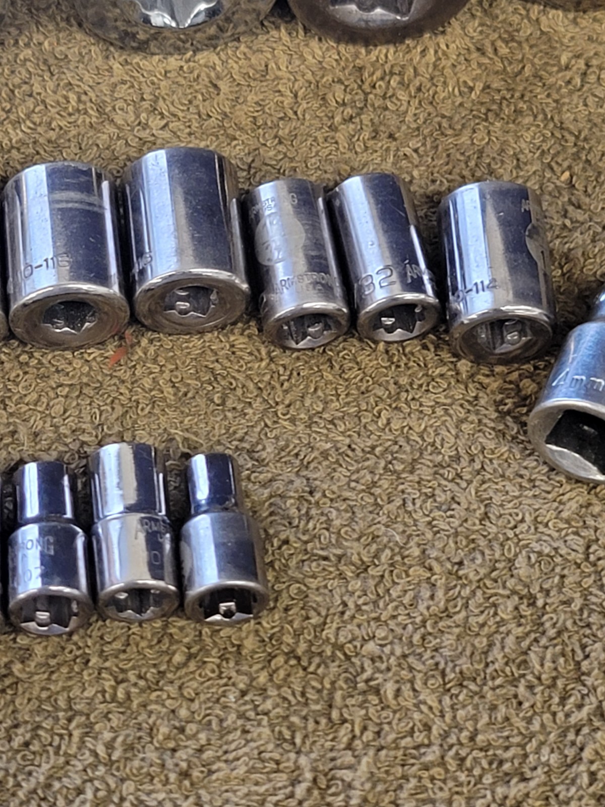 23 Armstrong Impact Socket 1/2 3/4 1″ Drive 1-1/4 1/16 15 7/8 13 9 11/32 Sae Set