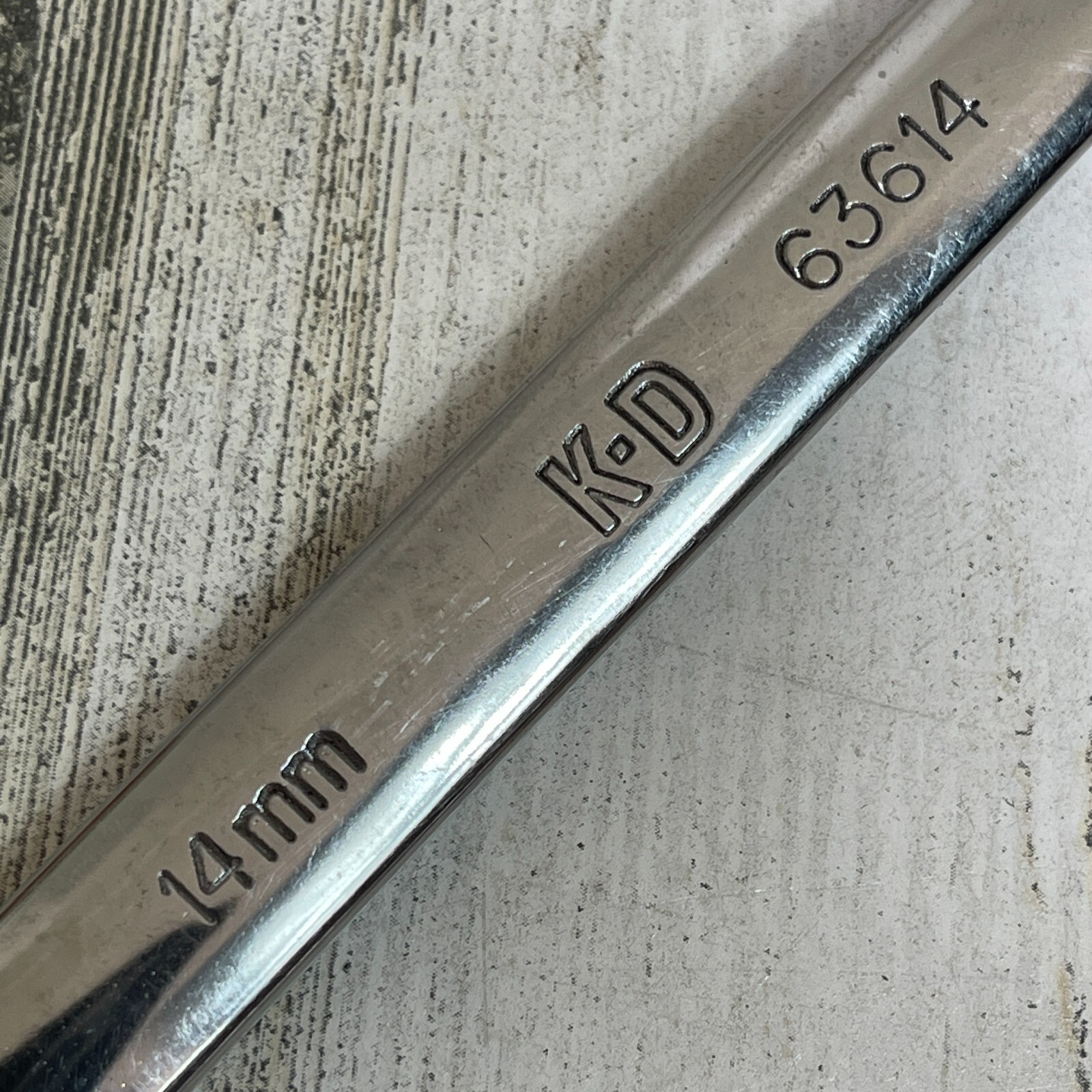 KD 14MM COMBINATION WRENCH 12pt 63614 MADE IN USA Polished