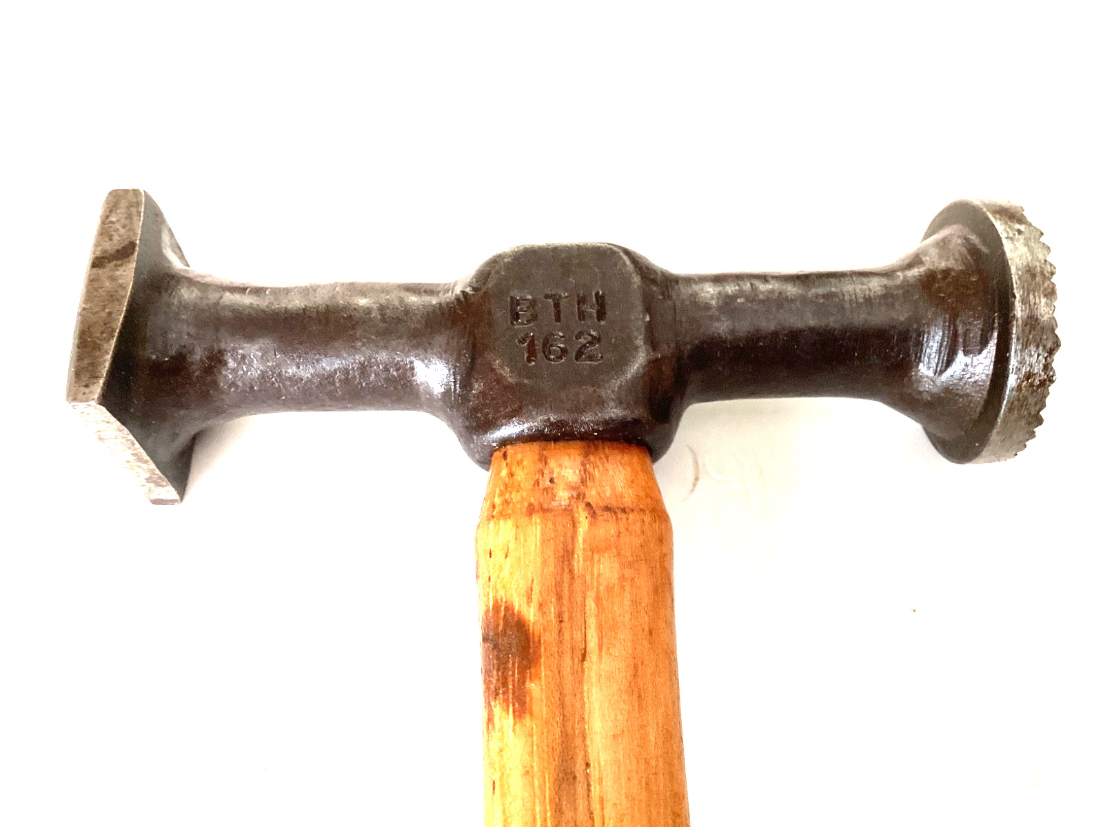 Mac Tools BTH162 Shrinking Auto Body Hammer Square Smooth Round Waffle Face NICE