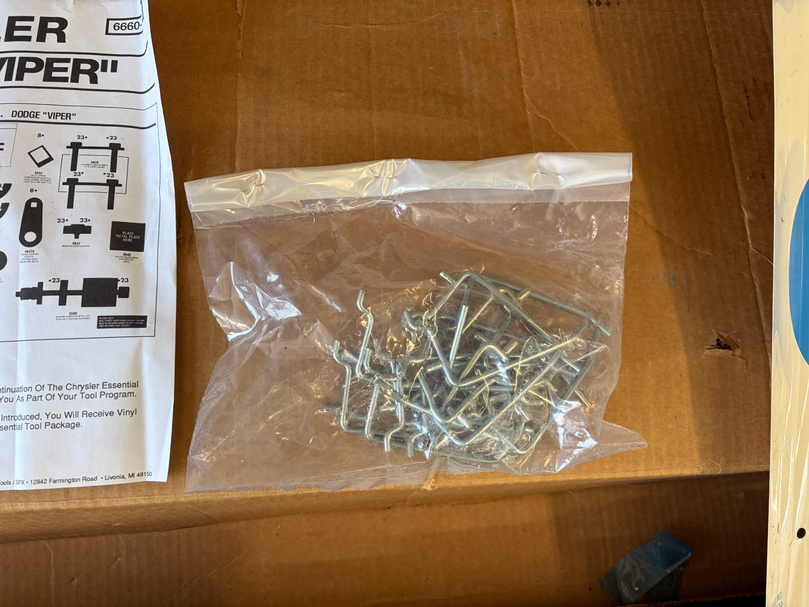 NOS CHRYSLER DODGE VIPER MILLER ESSENTIAL TOOLS KIT 6660 OEM RARE