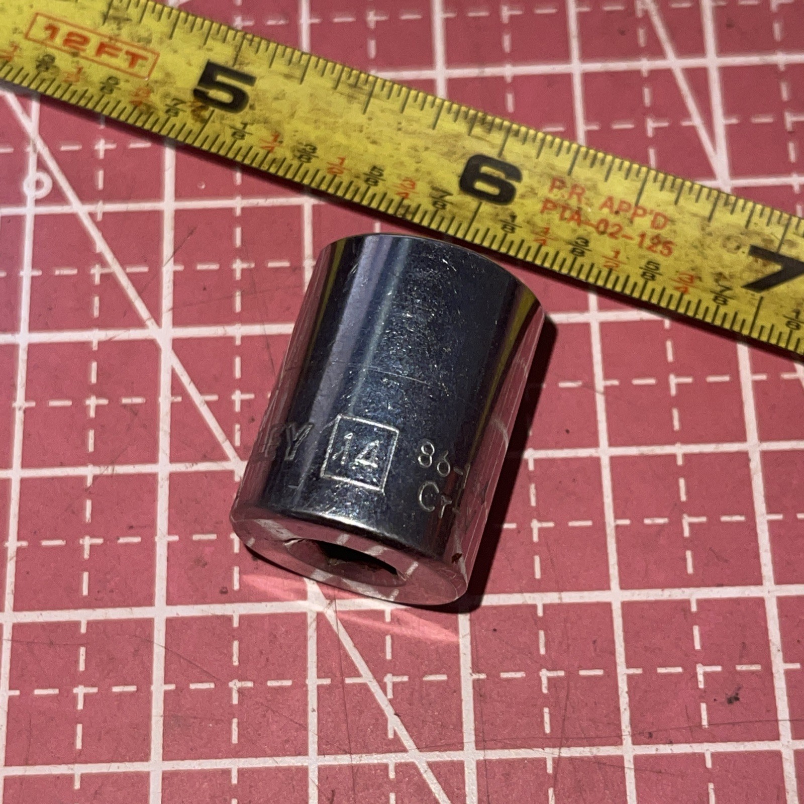 Stanley Tools 86-114 14 MM Metric 1/4 In Drive 6 Point Socket 86114 14MM 1/4”