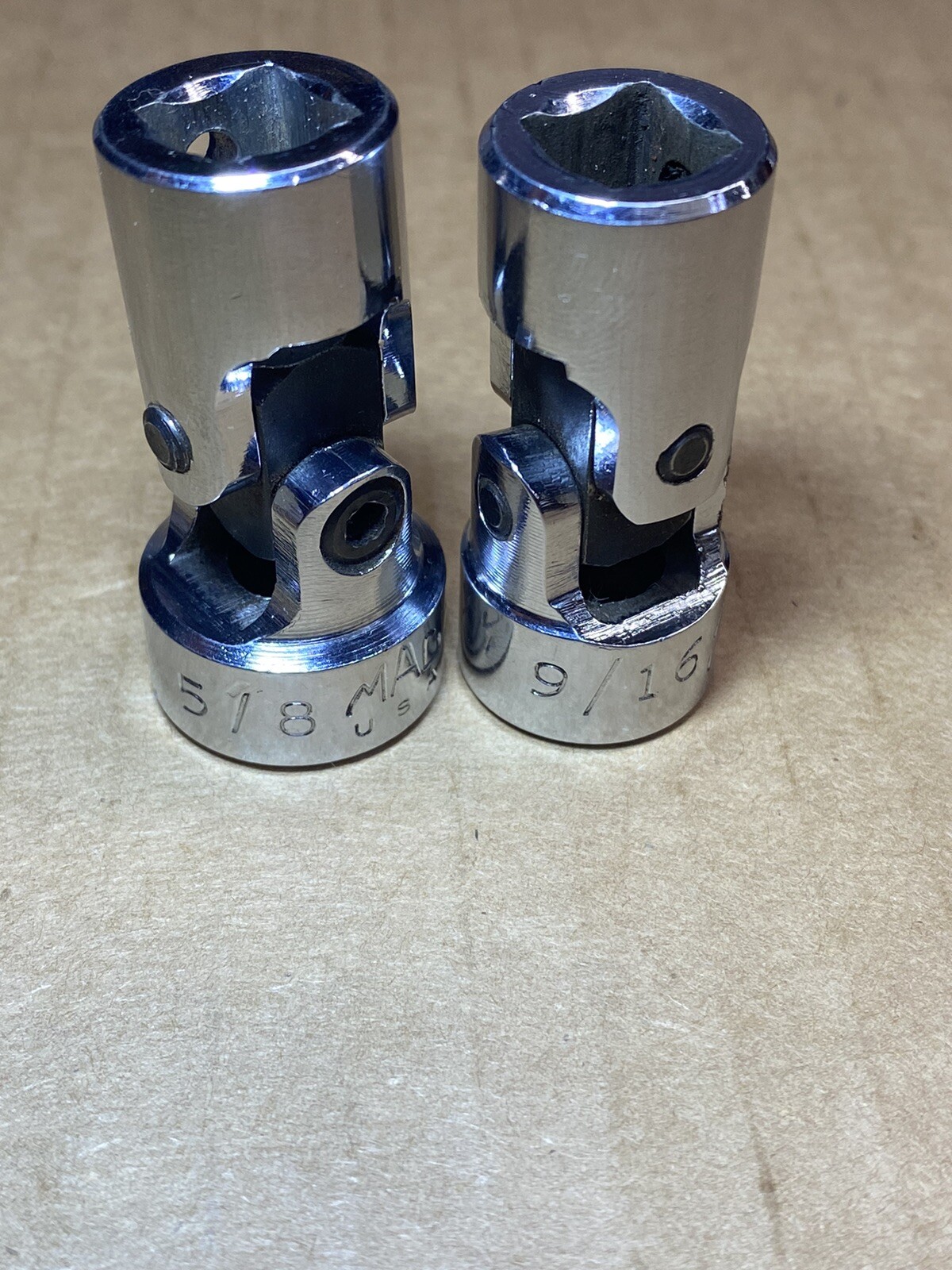 Mac Tools 3/8” Drive Swivel Sockets 5/8” XU206 & 9/16” XU186