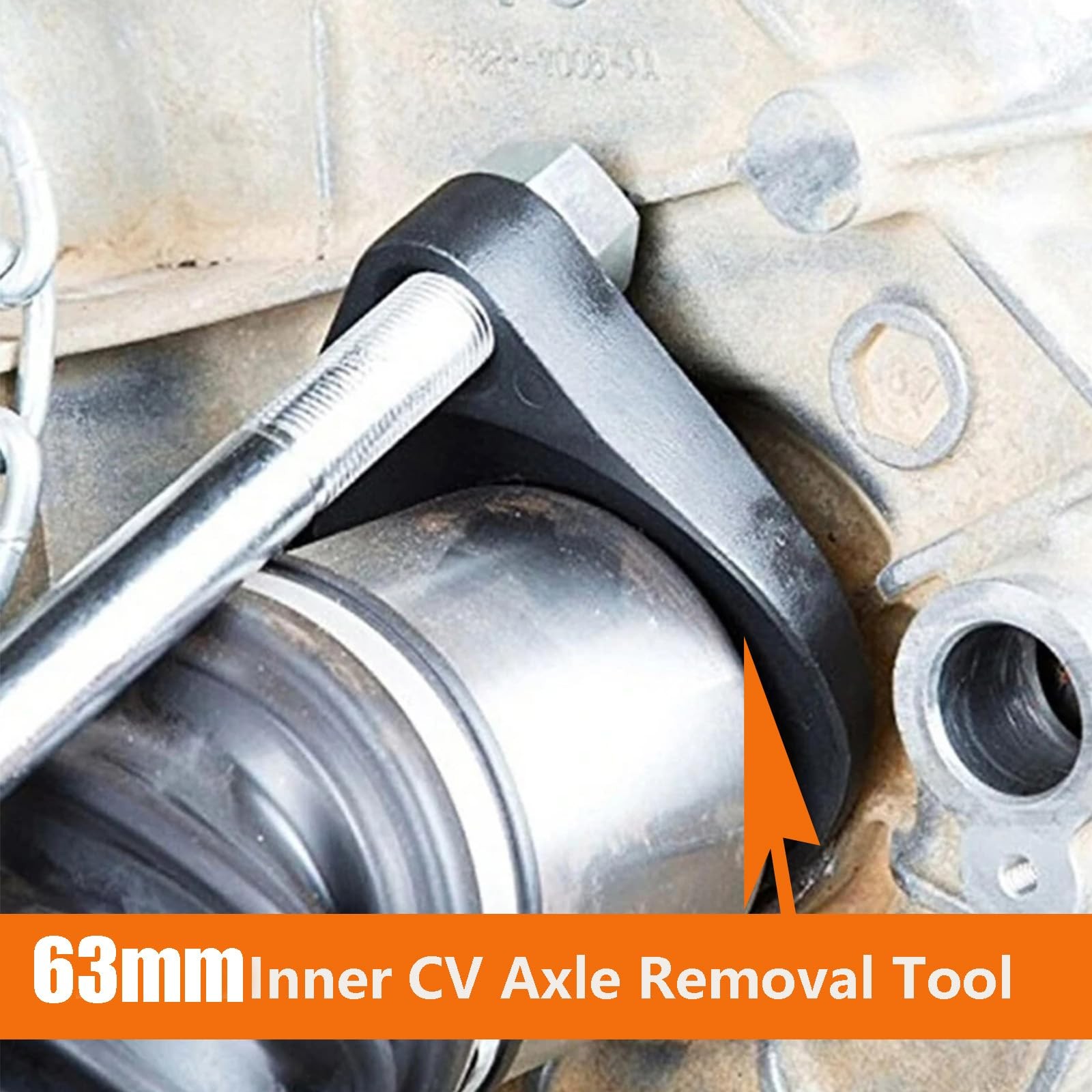 CV Joint Puller Adapter with 63mm Wide Opening 5/8″-18 Axle Removal Tool