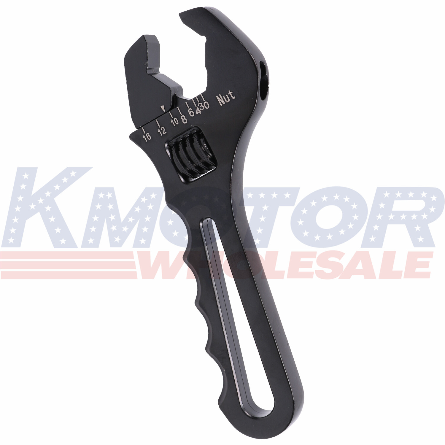 Adjustable Wrench Aluminum Tool Spanner Black 3AN-16AN For Hose End Fitting
