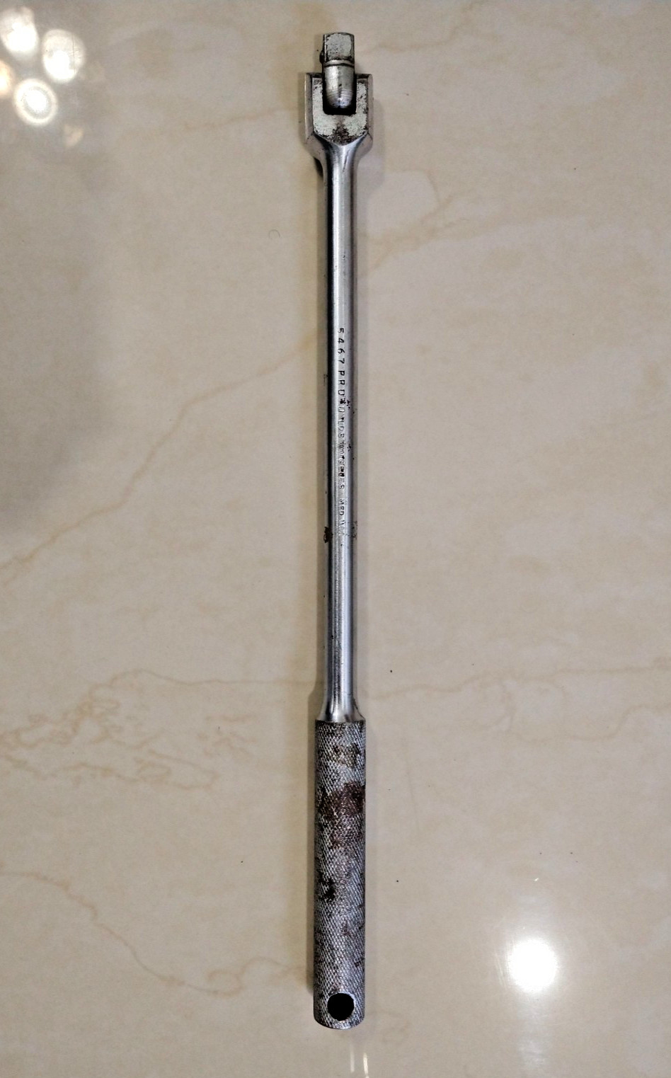 PROTO TOOLS USA 5467, 1/2″ DRIVE BREAKER BAR, 15″ LONG *KNURLED HANDLE*