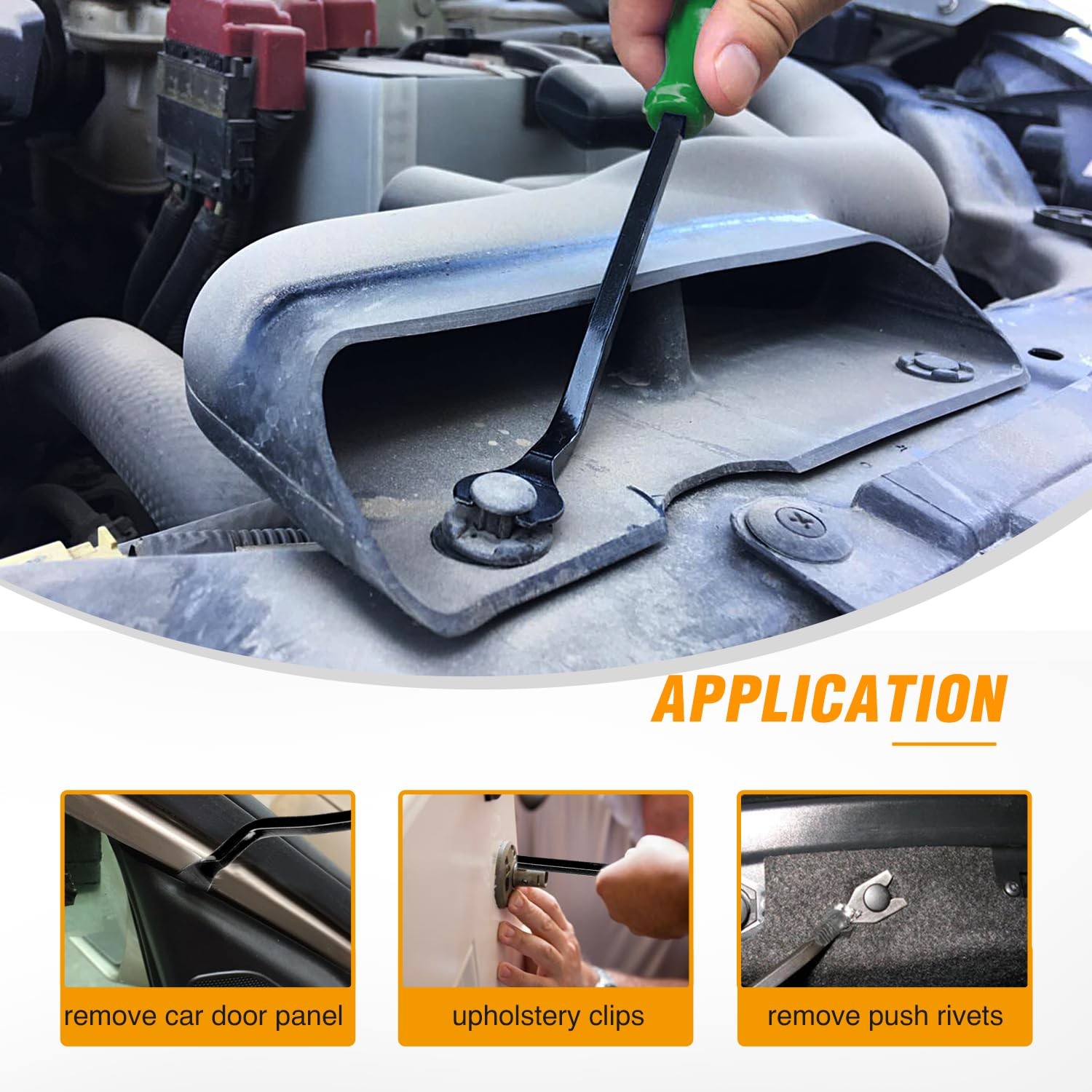 Auto Trim Removal Tool Kit 6PCS NoScratch Tools for Car Audio & Molding