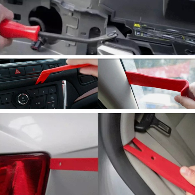 8× Car Trim Scratch Removal Tool Dash Panel Window Molding Fastener Remover Kit