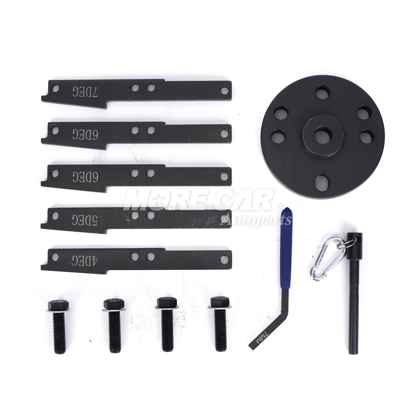 Camshaft Timing Tool Kit For Cummins IS 15 Engine 4/5/ 6/7 Degree Wedge 7MM