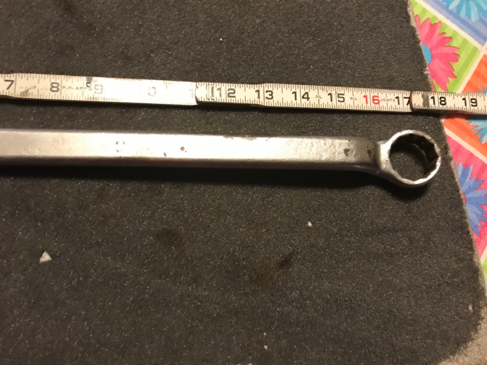 Vintage Fairmount Tools 12 Point Double Box End Wrench 1-1/16 x 1-1/4” No. 8037