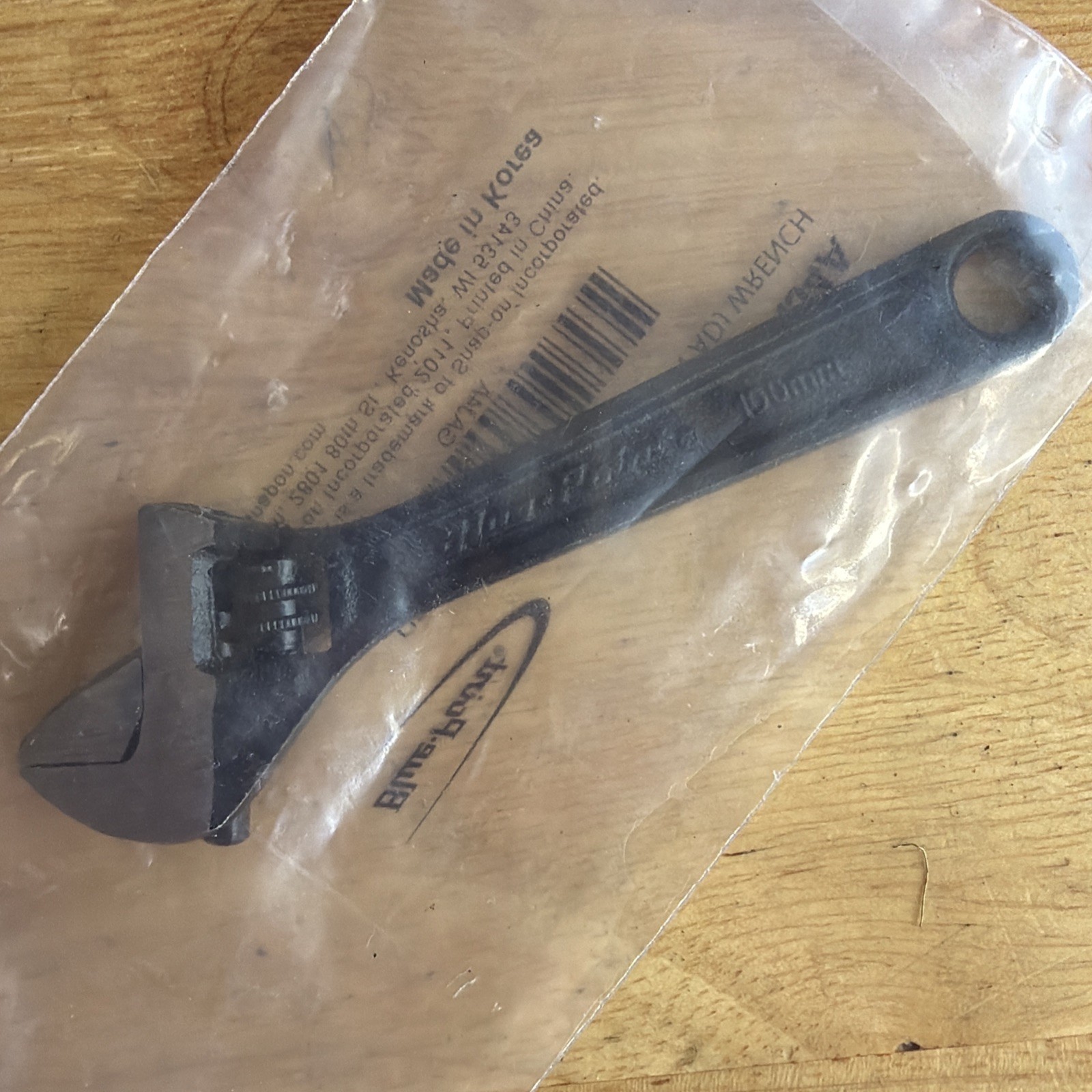 Blue Point Tools 4″ Long Adjustable Wrench Black Oxide Finish GAJ4A NEW