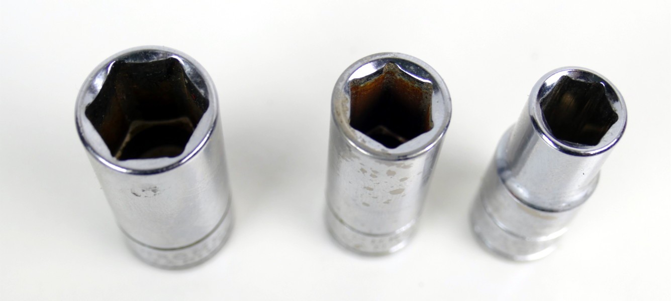 Genuine Chrome Vanadium 6 Point 1/2″ Drive Sockets 3/8 / 7/16 / 9/16 X 1/3/4
