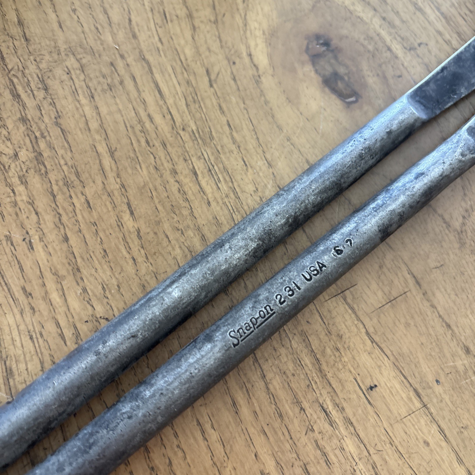 VTG 1967 Snap-on 231 21″ HD Truck Brake Spring Chrome Pliers Drum Brakes USA